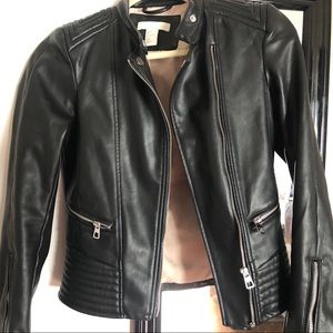 H&M leather jacket